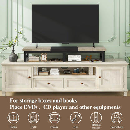 TV-Schrank 114cm mit 2 Lagerungen für Fernseher bis zu 60
