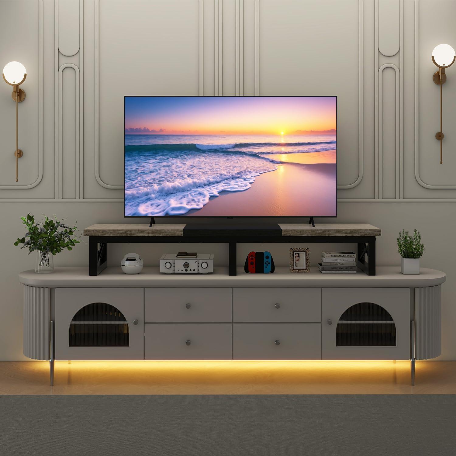 TV-Schrank Tisch TV-Ständer mit Lagerung für Fernseher bis 60 Zoll