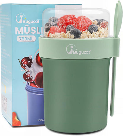 Müslibecher To Go 560ML+230ML - Yoghurtbecher mit