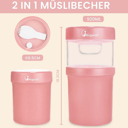 Bugucat Müslibecher to Go Becher