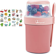 Müslibecher to Go 2in1 560ml+310ml Auslaufsicherer Lunchpot