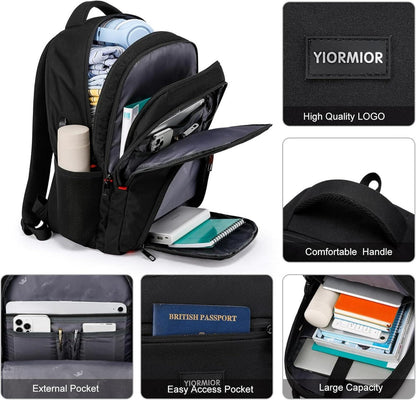 Rucksack Herren Schulrucksack 15,6 Zoll Laptop Wasserdicht