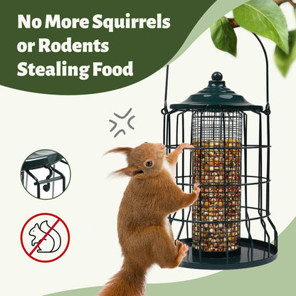 Vogelfutterspender Vollmetall Hängend Rostfrei Wildvögel