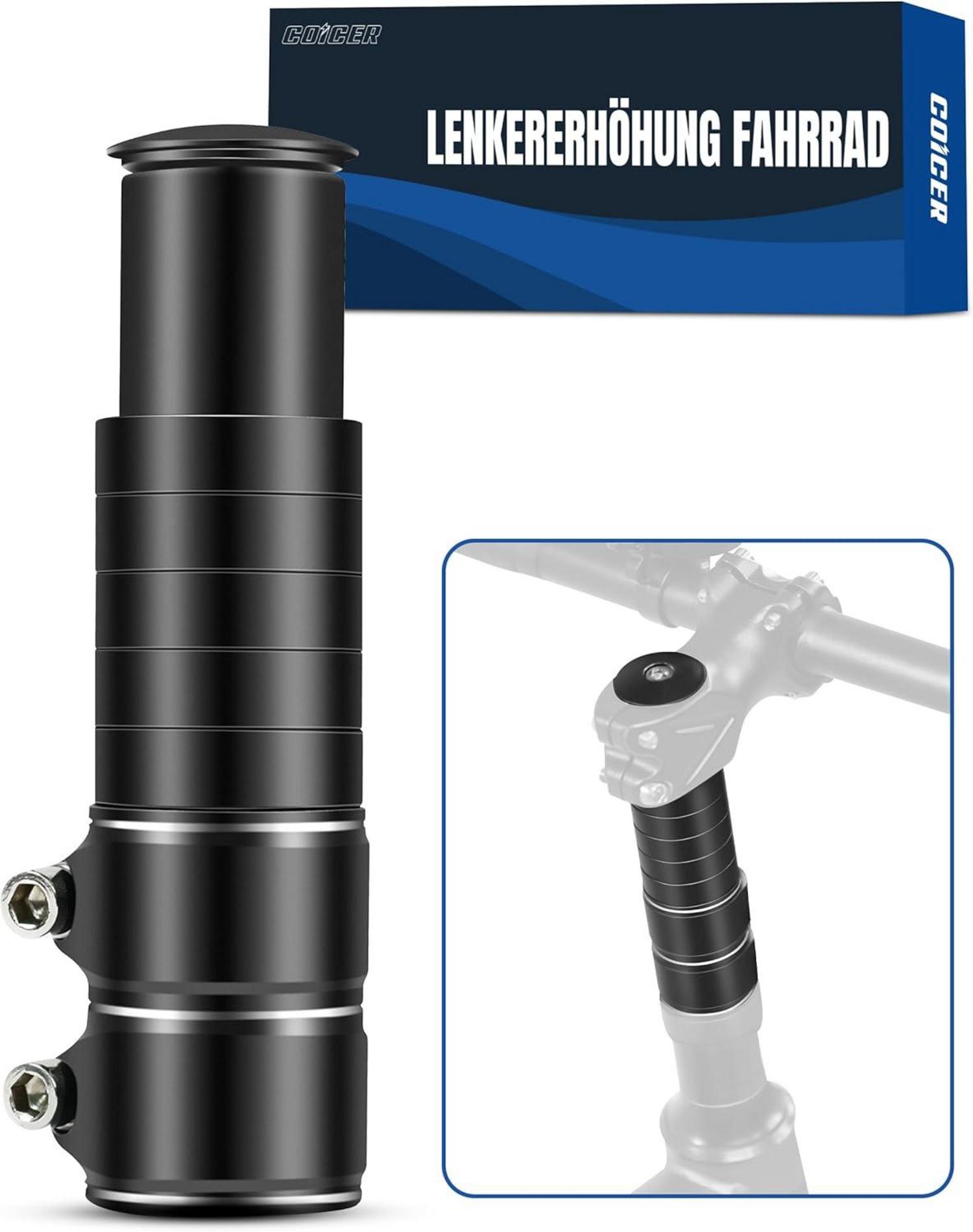 Lenkererhöhung Fahrrad Vorbau 28,6 mm Aluminium MTB Rennrad