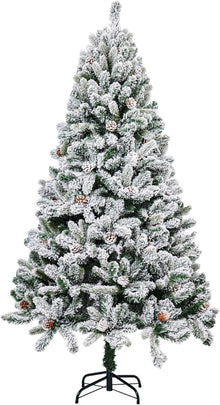 Künstlicher Weihnachtsbaum 6ft Schnee Tannenzapfen 180 Pine cones