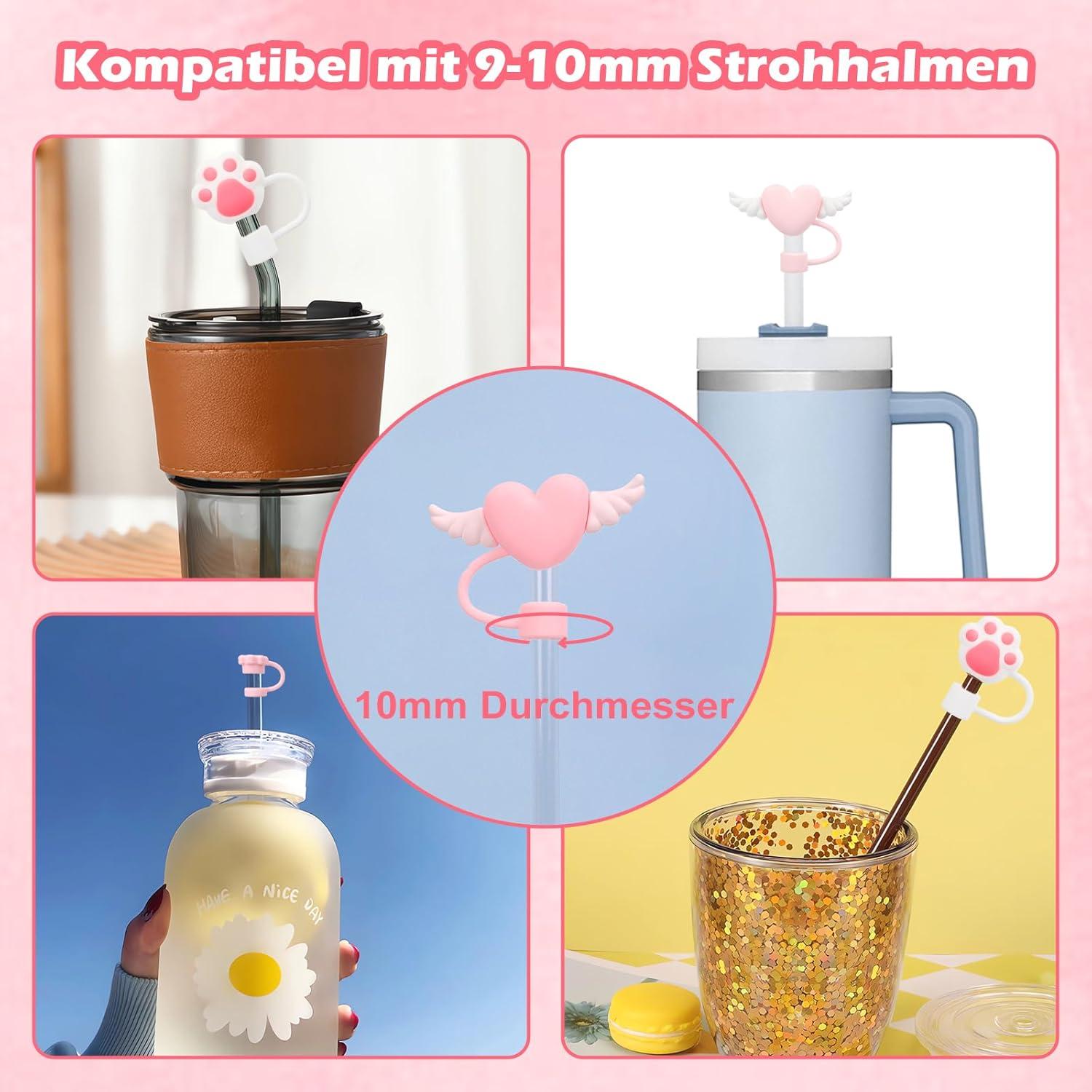 Stanley Cup Zubehör Set 9-teilig für 40oz Tumbler Pink