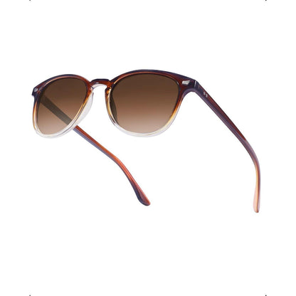 Damen Sonnenbrille polarisiert UV400 TR90 Rahmen Gradient Braun