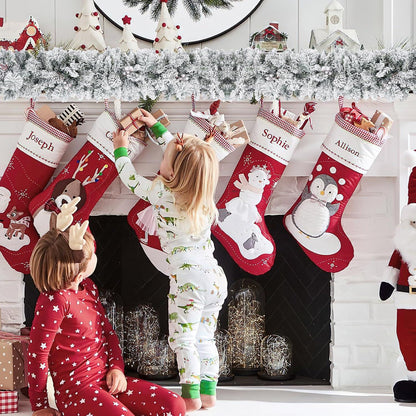 Weihnachtsgirlanden 9 Fuß Schnee Tannenzapfen rote Beeren Kamin Tür