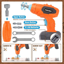 Kinder Akkuschrauber Set Werkzeugkoffer Montessori Spielzeug