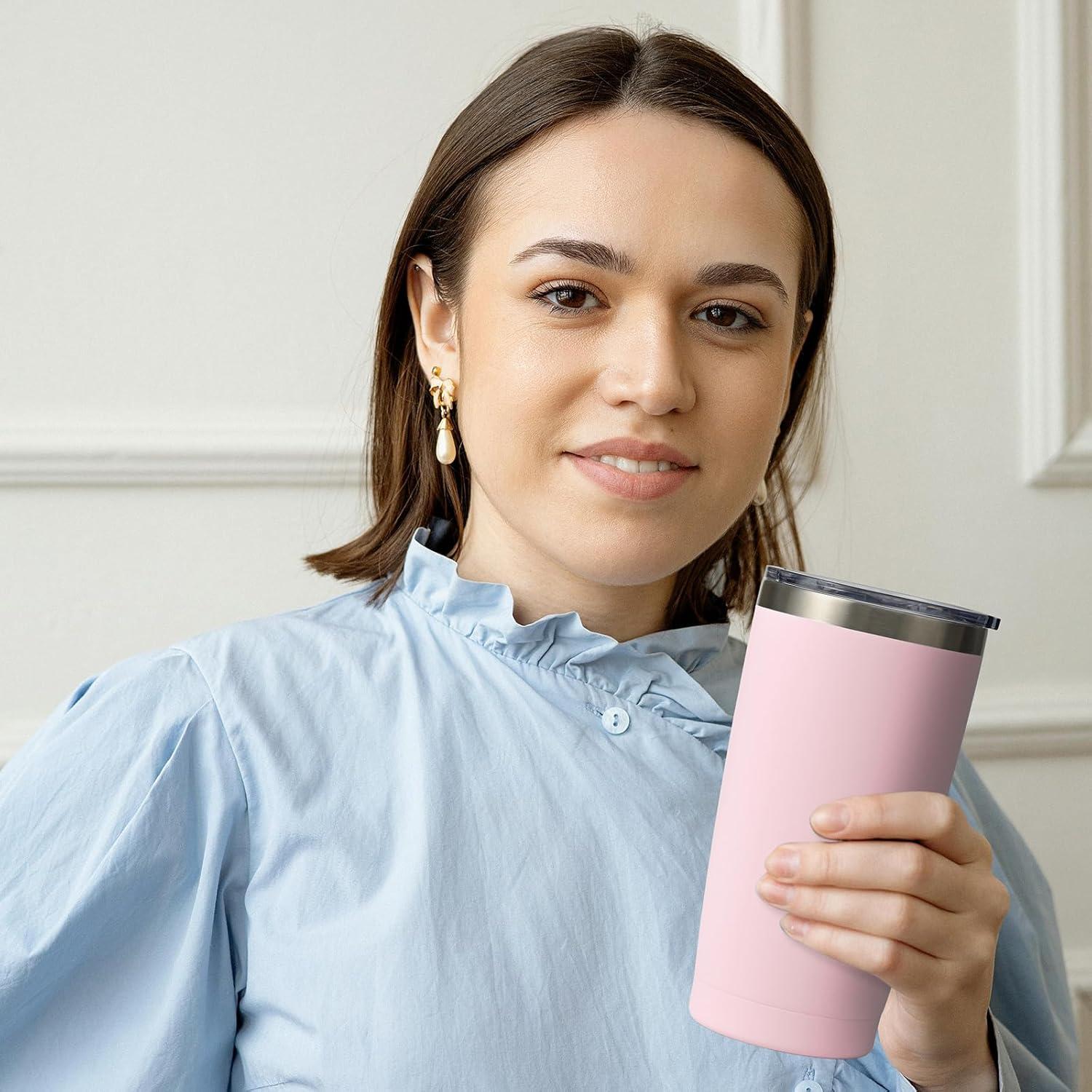 Thermobecher Kaffee to go Isolierter Trinkbecher Edelstahl Deckel