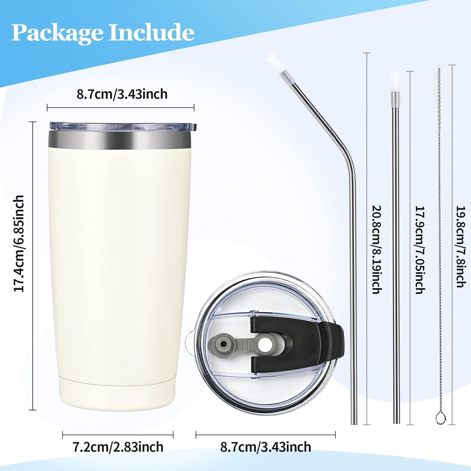 600ml Thermobecher Kaffee to go, Isolierter Trinkbecher mit