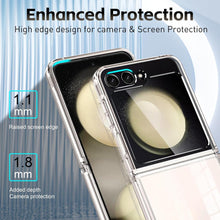 QULLOO Samsung Galaxy Z Flip 6 Hülle Ultra Dünn Transparent