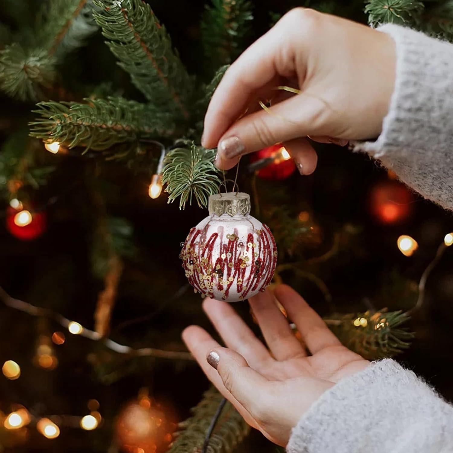 Weihnachtskugeln 25 Stück 6 cm Kunststoff bruchsicher