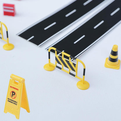 Wichtel Baustelle Set 35 Stück Zubehör Weihnachten Verkehrsschilder