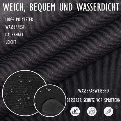 Kochschürze mit wasserdichten Taschen für Grillen & Kochen