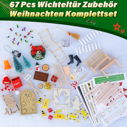 Wichtel Adventskalender 2024 Set inkl. Backset Baustelle