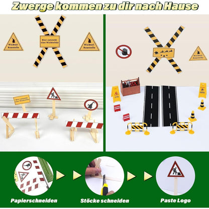 Wichtel Adventskalender 2024 Set inkl. Backset Baustelle