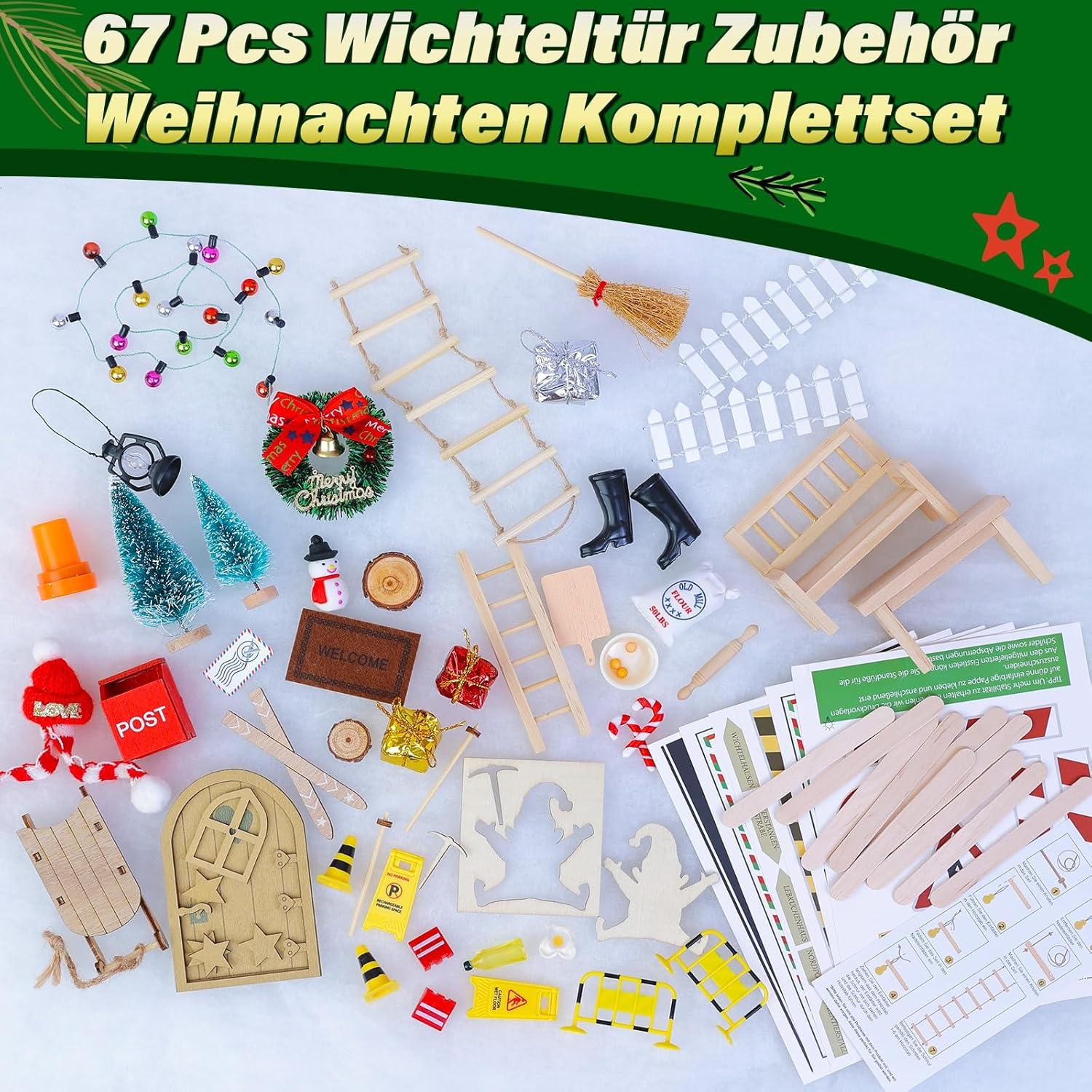 Wichtel Adventskalender 2024 Set inkl. Backset Baustelle