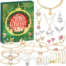 Adventskalender Schmuck Weihnachtskalender 24 Frauen Mädchen