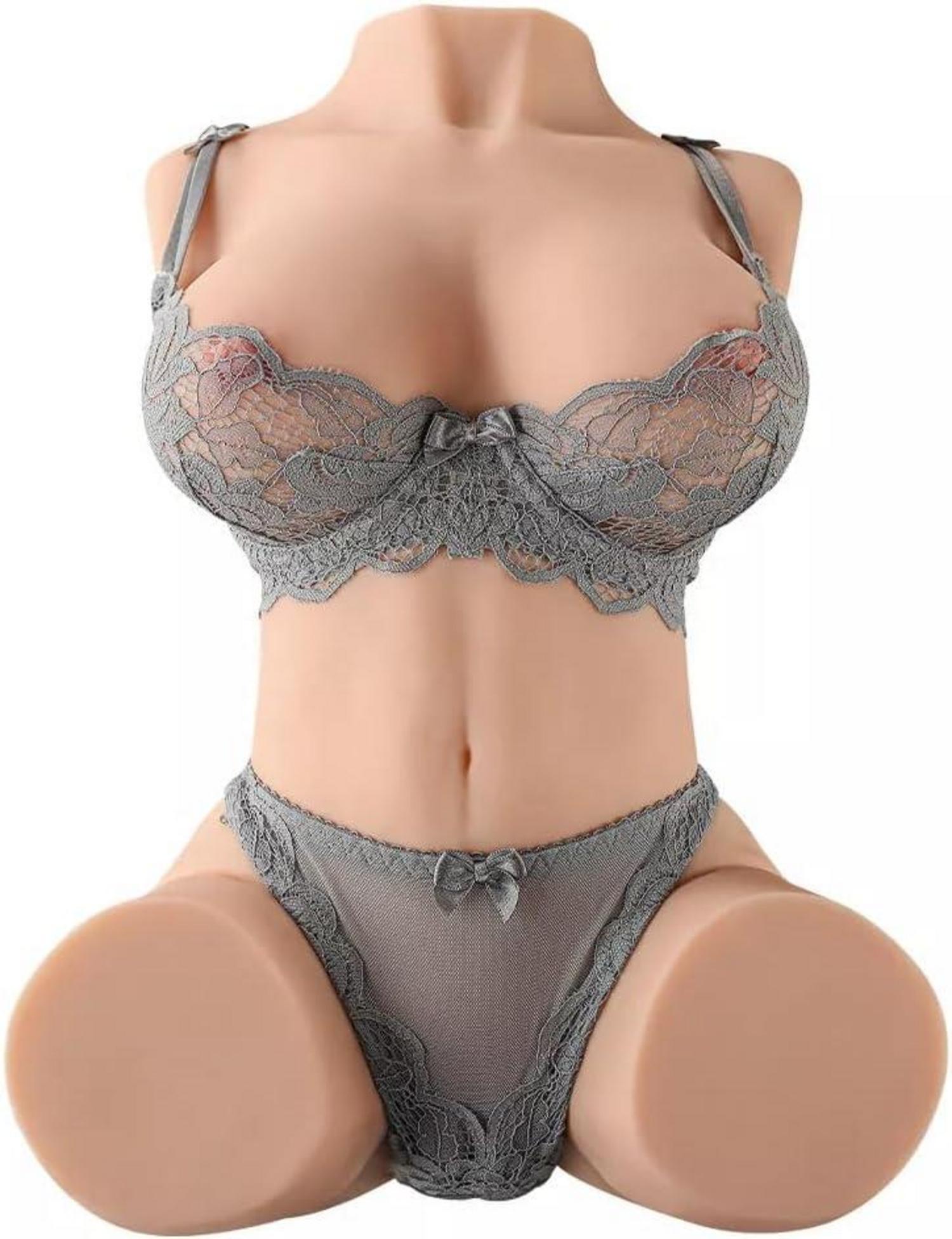 3D Masturbator Sex Püppë für Männer 2in1 Spielzeug Taschenmuschi
