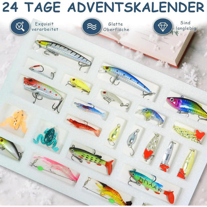 Angel Adventskalender 2024 Köder Set Männer Weihnachten