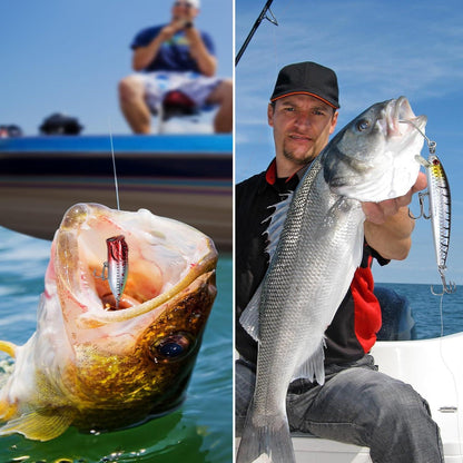 Angel Adventskalender 2024 24 Köder Set für Angler Männer Jungen
