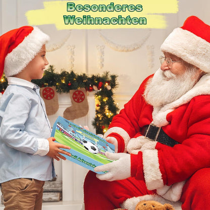 Adventskalender Fußball 2024 mit 24 Spielzeugen für Kinder