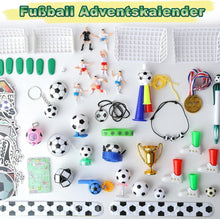 Adventskalender Fußball 2024 mit 24 Spielzeugen für Kinder