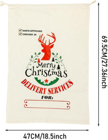 3er-Pack Weihnachts-Säcke mit
