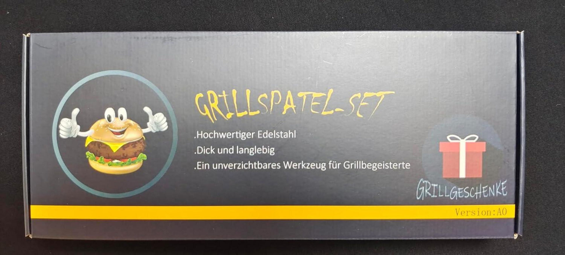 Hochwertiges Plancha Grillbesteck-Set aus Edelstahl für Blackstone