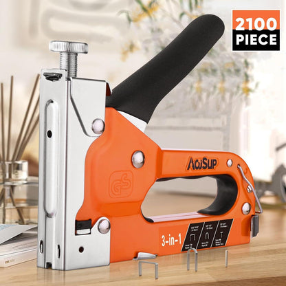 Profi Handtacker Set mit 2100 Klammern und Klammerentferner