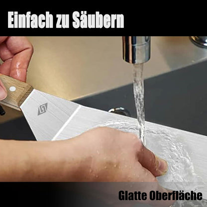 Grillspatel Set Edelstahl Plancha Zubehör Männer Geschenke