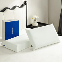 Orthopädisches Memory Foam Nackenstützkissen Set in Weiß, 2 Stück