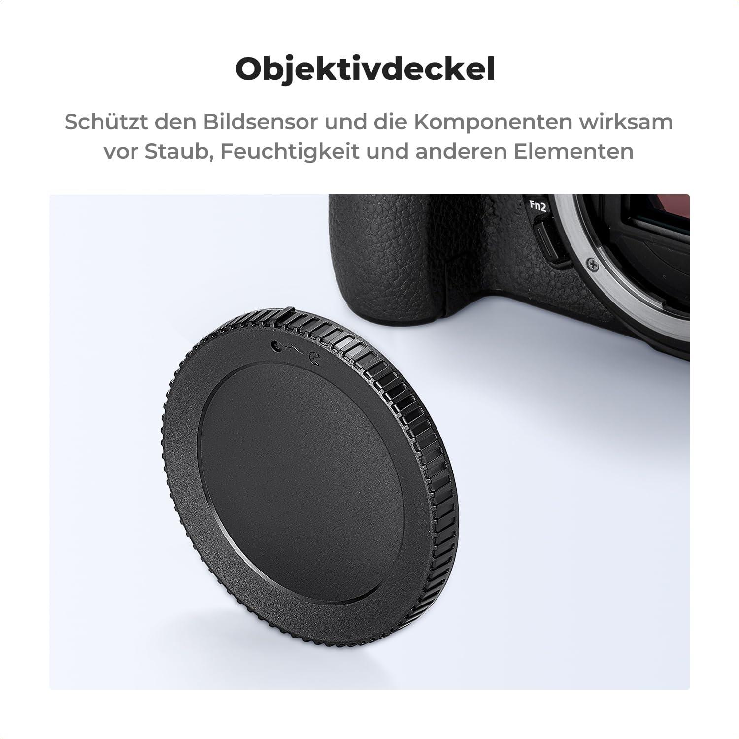 Hochwertiger Gehäusedeckel + Objektivdeckel für Nikon Z