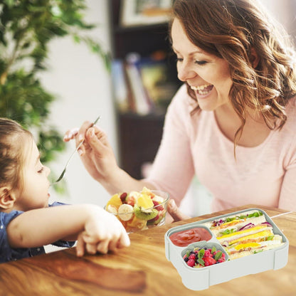 Brotdose Kinder Bento-Box Auslaufsicher 900ml Lunchbox Jausenbox