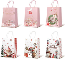 24er Set Weihnachts-Geschenktüten 3D Kraftpapierfestlichkeit