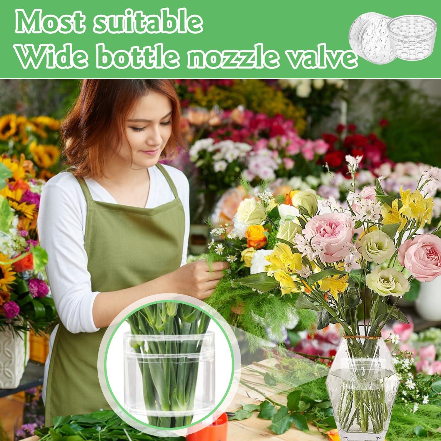 Blumenstielhalter Ikebana Spirale Vase DIY Blumenarrangement 4er Set