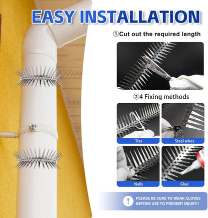 Marderabwehr 300cm Marderschutz für Haus, Dachrinne, Baum