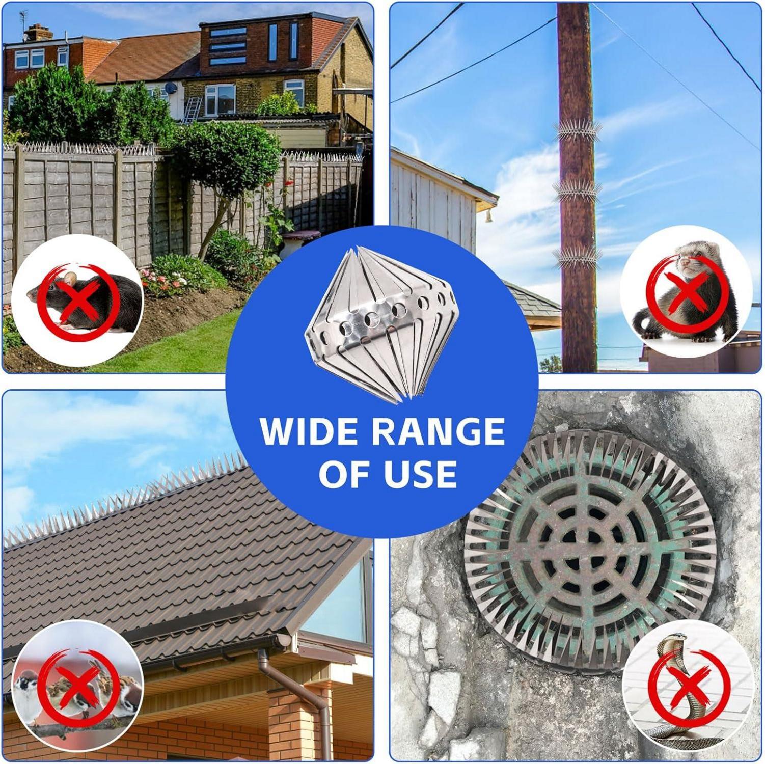 Marderschreck Marderschutz 300cm Fallrohr Dachrinne Schutz