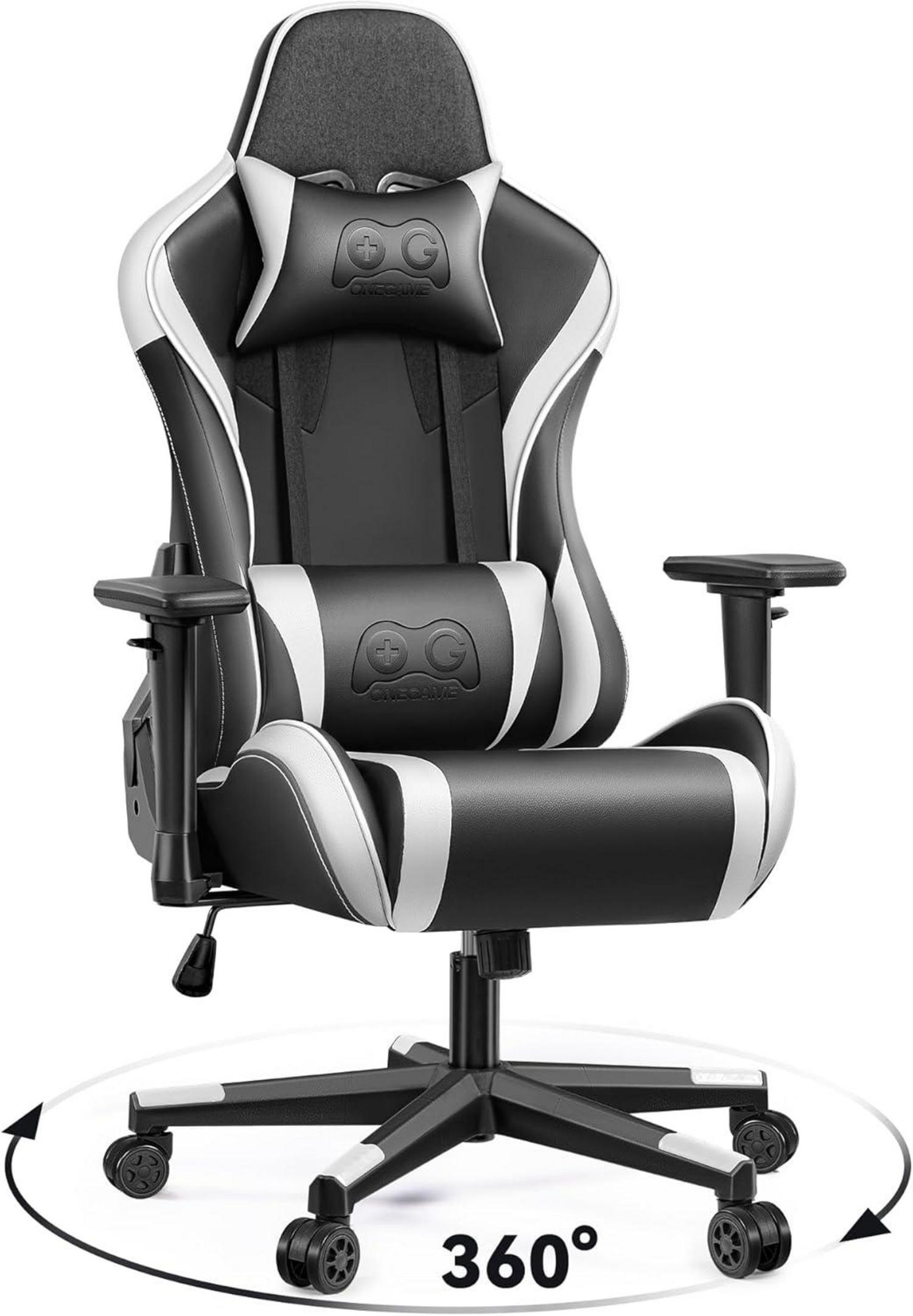 Gaming Stuhl Ergonomisch 3D Armlehnen Bürostuhl höhenverstellbar