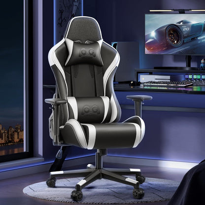 Ergonomischer Gaming Stuhl mit 3D Armlehnen, verstellbarer