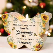 Inspirierender Schmetterlings-Kerzenständer für Frauen - Geschenkidee