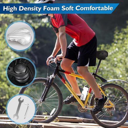 Fahrradsattel Memory Foam Stoßdämpfend Atmungsaktiv Weich