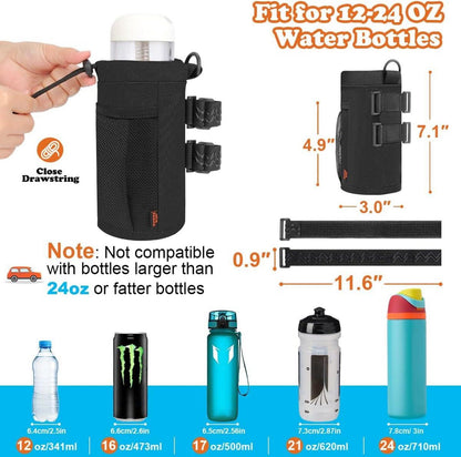 Desing Wish 2er Set 24oz Fahrrad Getränkehalter Schwarz