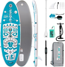 Aufblasbares Stand Up Paddle Board mit Zubehör Kit - Multifunktionales