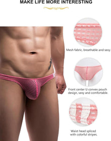 Herren String Tanga Netz Slip Sexy Dessous XL Große Größen