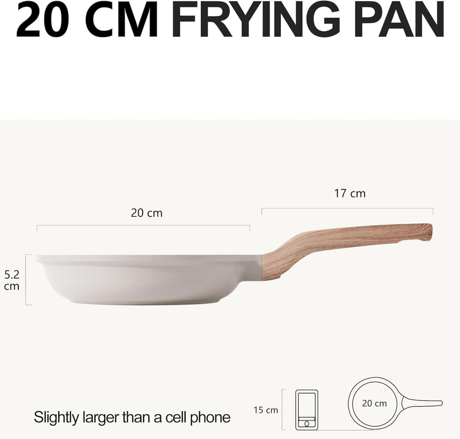 20cm Induktion Antihaft Bratpfanne mit