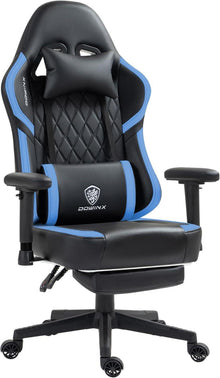 Dowinx Gaming Stuhl mit Taschenfederkissen Massage Pu Leder Homornisch