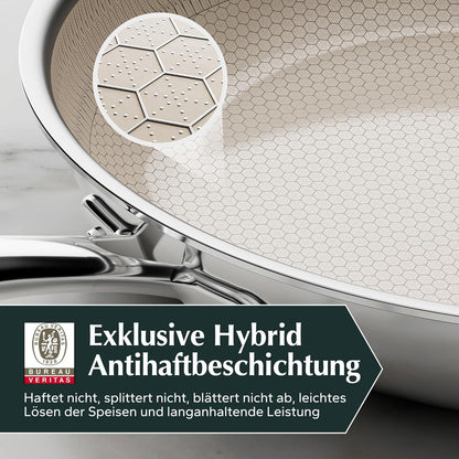 Redchef Bratpfanne 28 cm Wabenstruktur Premium Antihaft