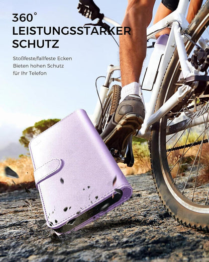 iPhone SE 2020/2018 Klapphülle Lederhülle 6 Kartenfächer